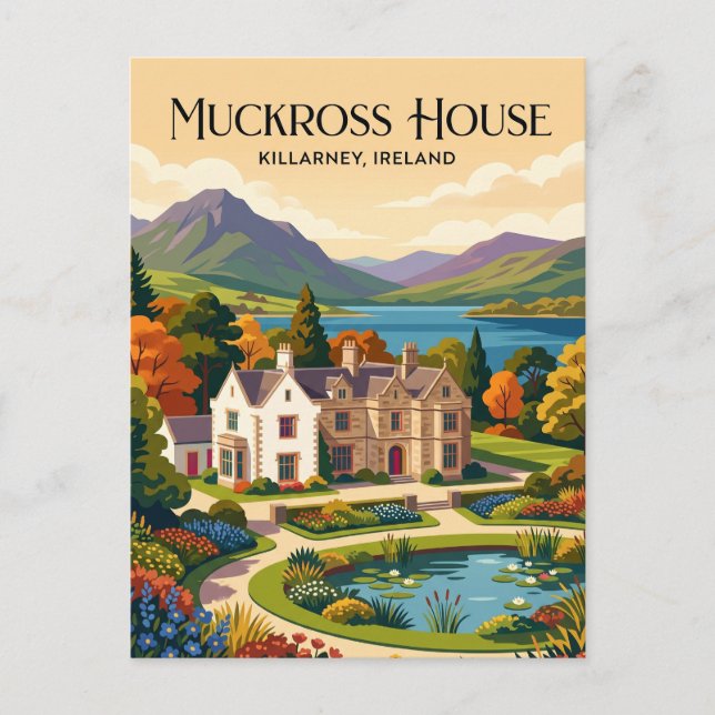 Muckross House Irland Vykort (Framsida)