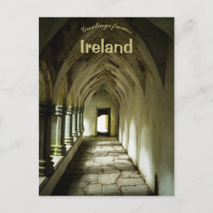 Muckross kloster Killarney nationalpark Irland Vykort