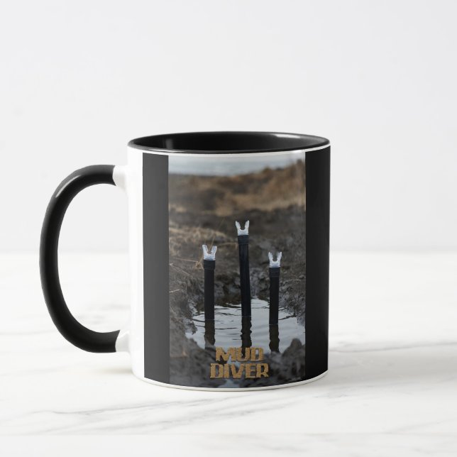 Mud Diver black right hand combo mug Mugg (Vänster)