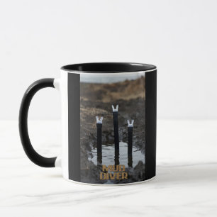 Mud Diver svart högerhandscombo-mugg Mugg