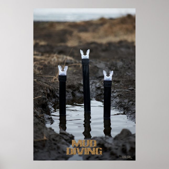 Mud Diving w title matte poster (Framsidan)