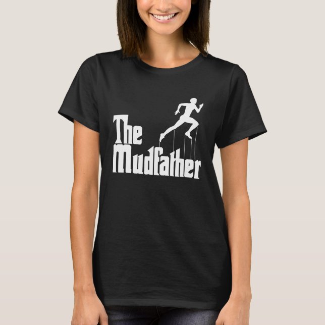 Mud Run  for Men Mud Run Team  Mud Team T Shirt (Framsida)