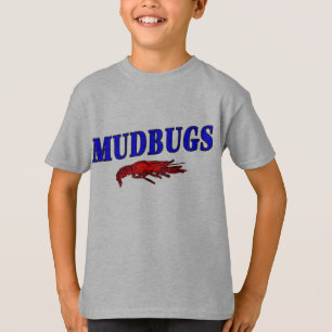 Mudbugs röda kräftor t-shirt