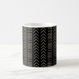 Mudcloth Black II Kaffemugg
