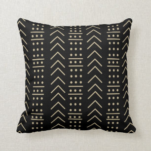 Mudcloth Black II Kudde