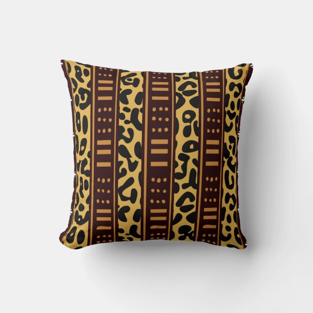 Mudcloth dekorativ kudde (Framsida)