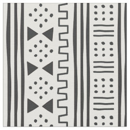 MudCloth för vit för svart | afrikanskt inspirerat Tyg