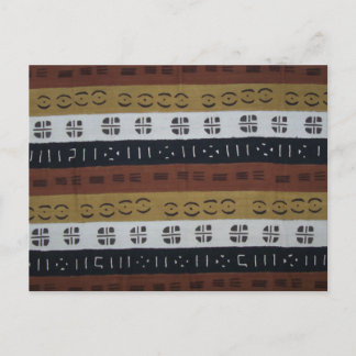 Mudcloth Number 1 Vykort