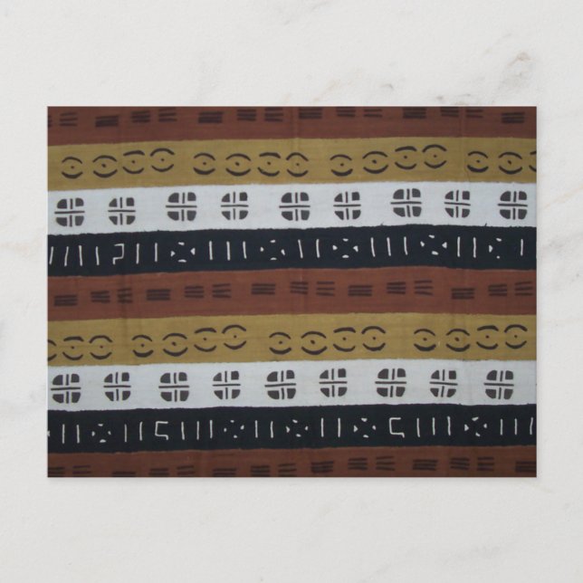 Mudcloth Number 1 Vykort (Framsida)