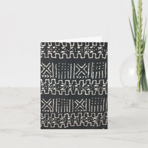 Mudcloth Tack Anteckningskort
