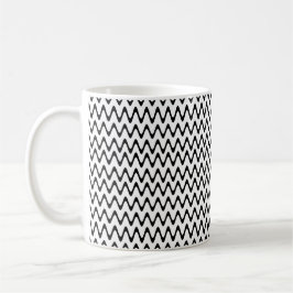 mudcloth zigzag art kaffemugg