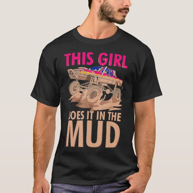 Mudding Gifts for Women Mudding T Shirt (Framsida)