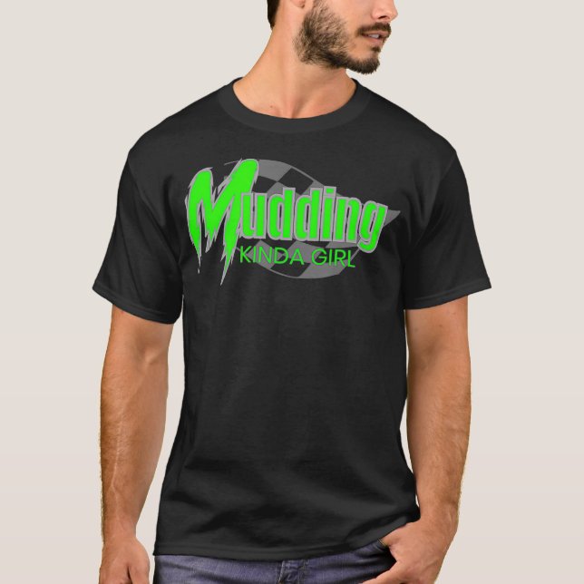 Mudding s Off Road Mega Lastbil Quad Lera Bogging  T Shirt (Framsida)