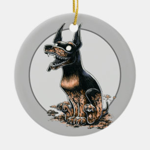 Muddy Boo Buddy Ceramic Ornament