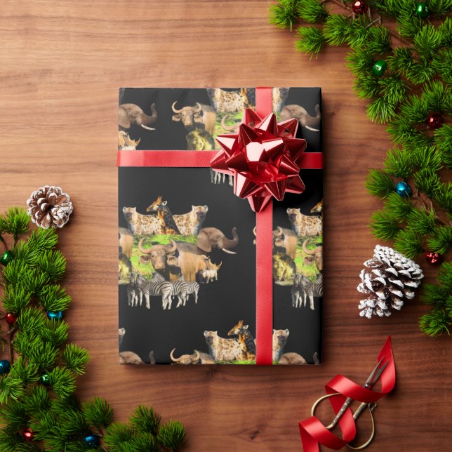 Muddy Buffalo wildlife ram Wrapping Papper Presentpapper (Julgåva)