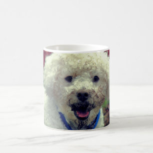 Muddy Faced Pudel Rolig hund Personlig Kaffemugg