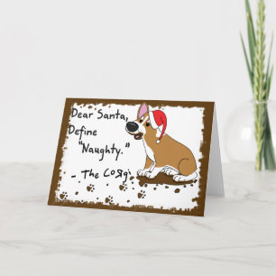 Muddy jul Corgi-julkort Helgkort