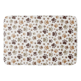 Muddy Paw Prints Bath Mat Badrumsmatta