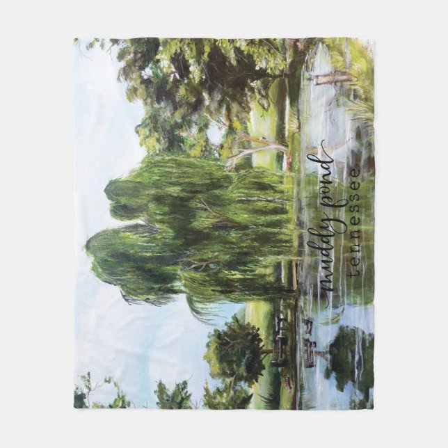 Muddy Pond Fleece Blanket (Framsidan)