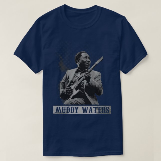 Muddy Vatten Illustrations T Shirt (Design framsida)