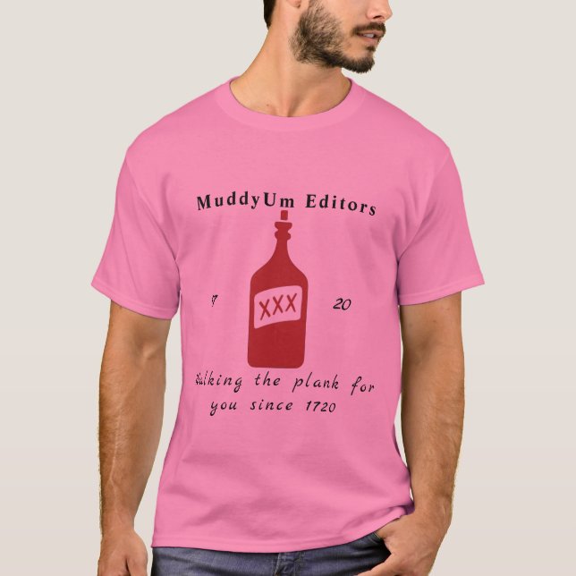 MuddyUm Editors T Shirt (Framsida)