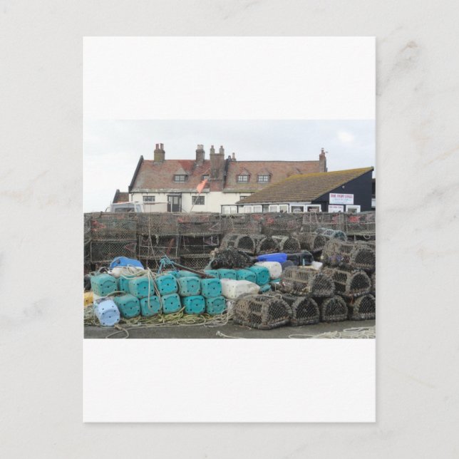 Mudeford Quay, ChristChurch Vykort (Framsida)