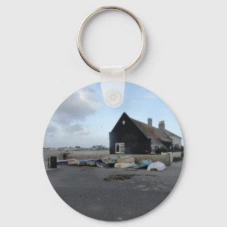 Mudeford Quay på en vinddag. Nyckelring