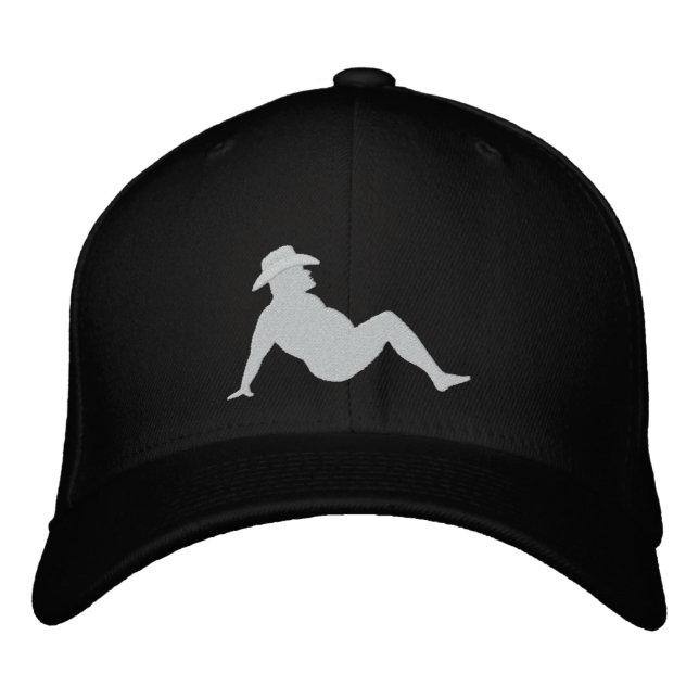 MudFlap Man Baseball Cap Broderad Keps (Framsida)