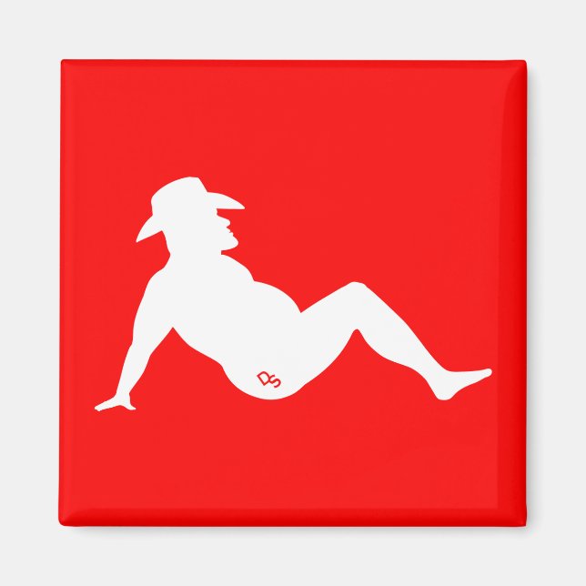 Mudflap Man Magnet (Framsidan)