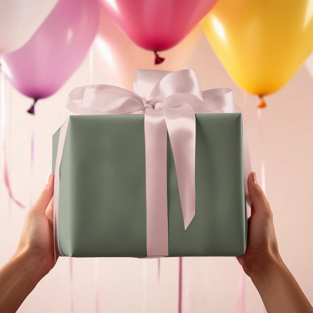 Mudiserat grönt Grått Presentpapper (Skapare uppladdad)