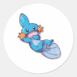 Mudkip Runt Klistermärke