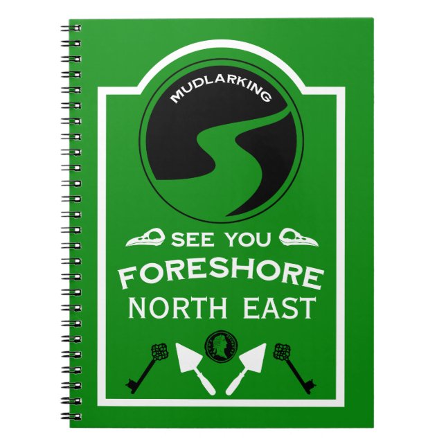 Mudlarking Hobby Gift Anteckningsbok (Framsidan)