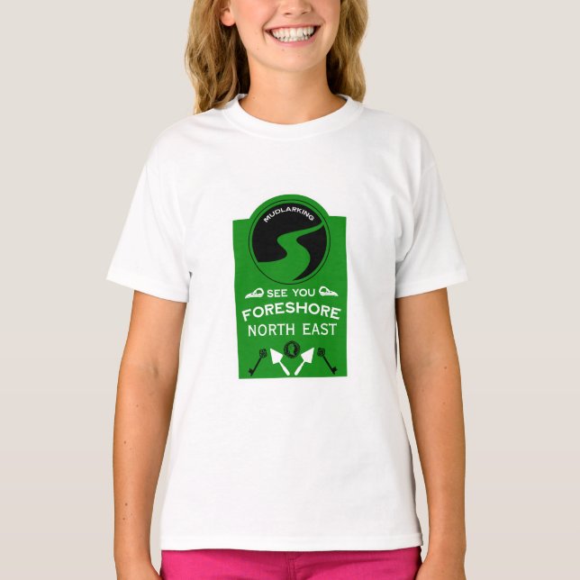 Mudlarking Hobby Gift T Shirt (Framsida)