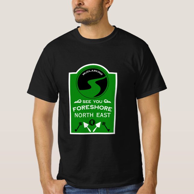 Mudlarking Hobby Gift T Shirt (Framsida)
