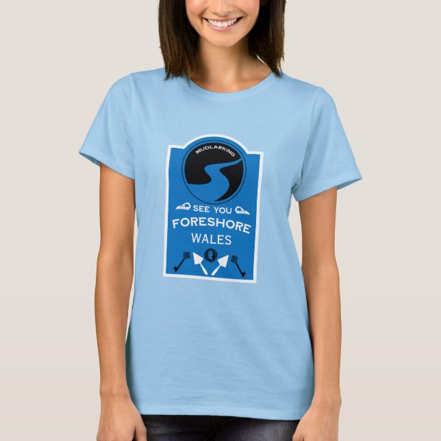 Mudlarking Hobby Gift T Shirt (Framsida)