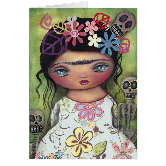 Muertos Fest Hälsningskort (Framsidan)
