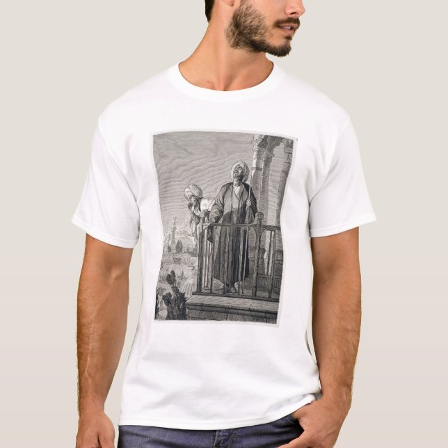 Muezzin'sens appell till bönen, 19th århundrade tee (Framsida)