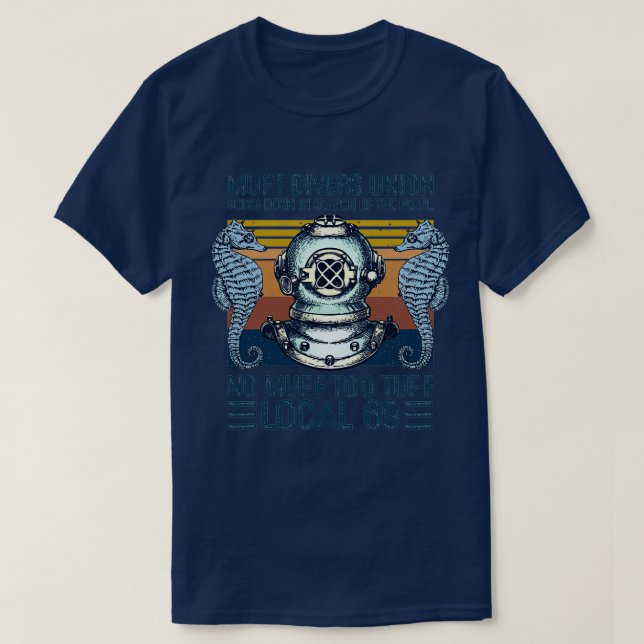 Muff Divers Union Going Down In Search Of The Pear T Shirt (Design framsida)
