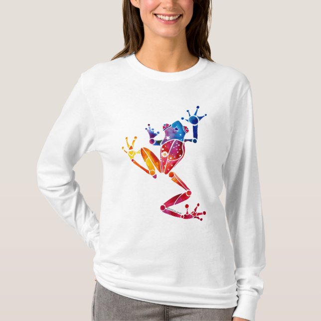 Muff skjorta för trädgroda Long T Shirt (Framsida)