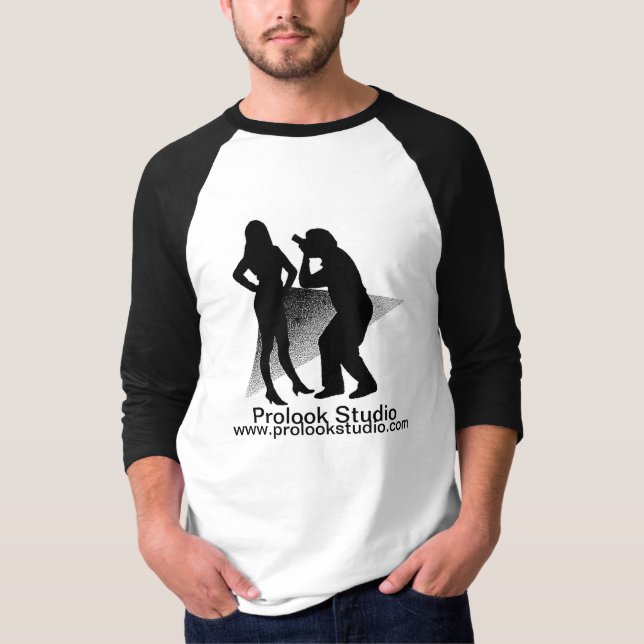 Muff utslagsplats för Prolook studio svart T-shirt (Framsida)