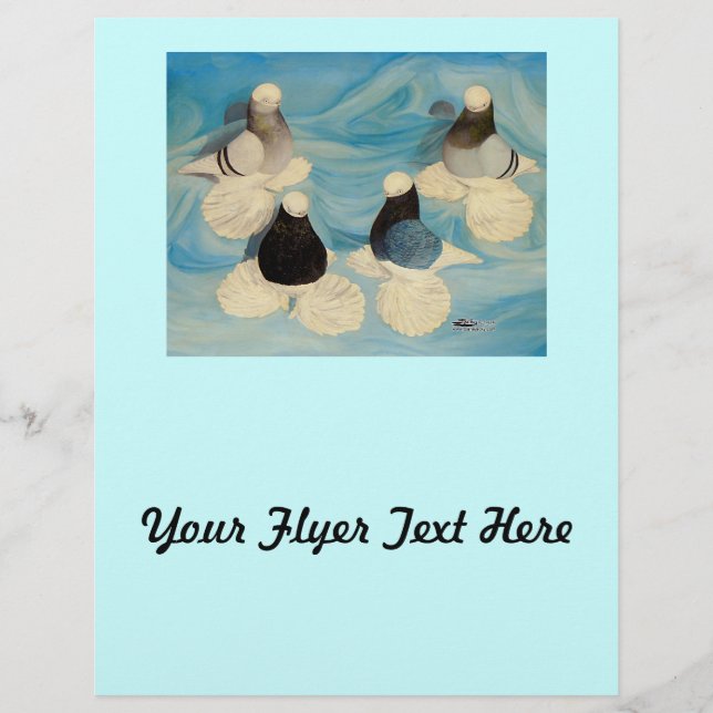 Muffade Tumblers Fyra Reklamblad (Framsidan)