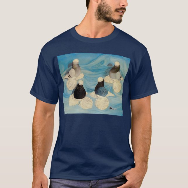 Muffade Tumblers Fyra T Shirt (Framsida)