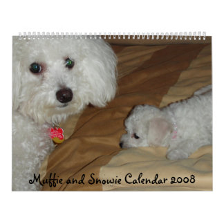 Muffie och Snowie 2008 kalender