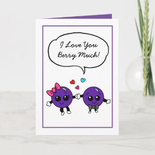 Muffin Compares to You, Love you Berry Much Card Kort