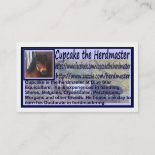 Muffin de Herdmaster visitkortarna Visitkort