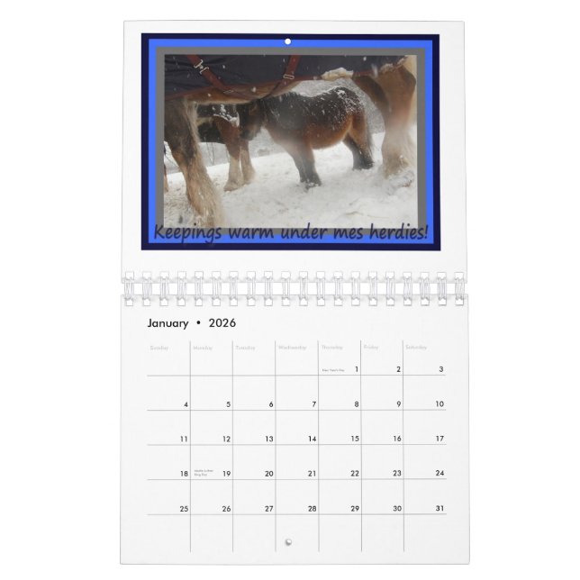 Muffin den Herdmaster kalendern 7/11 Kalender (Jan 2026)