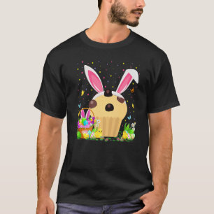 Muffin Fast Food Påskägg Hunt Bunny Muffin Öster T Shirt