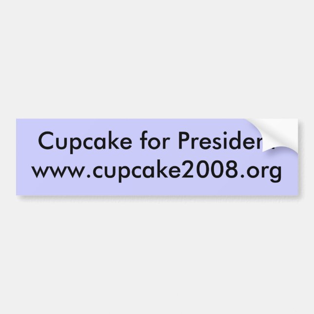 Muffin för president bildekal (Framsidan)