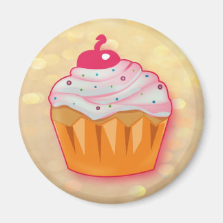 Muffin framboise magnet