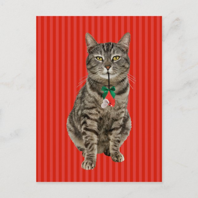 "Muffin Gräver jul"-vykort för Helgdag Vykort (Framsida)